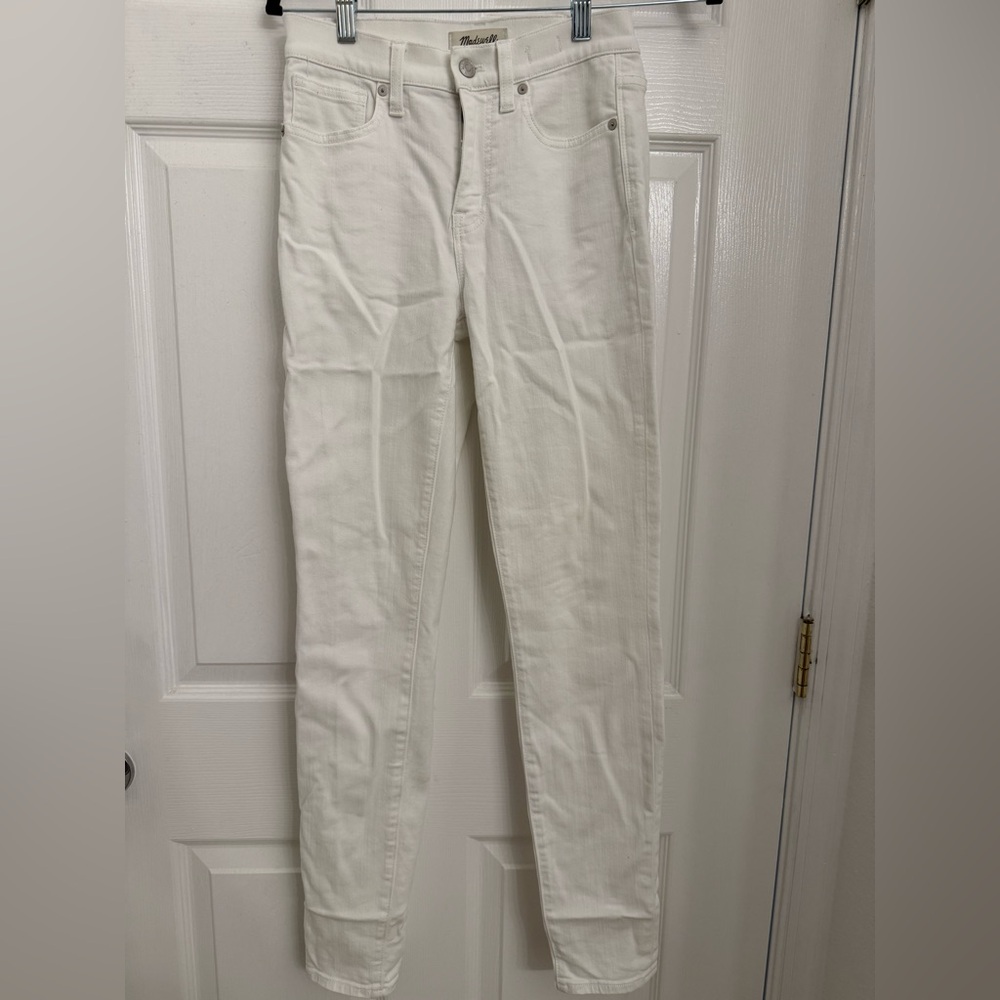 Madewell Classic White Denim 25 Tall